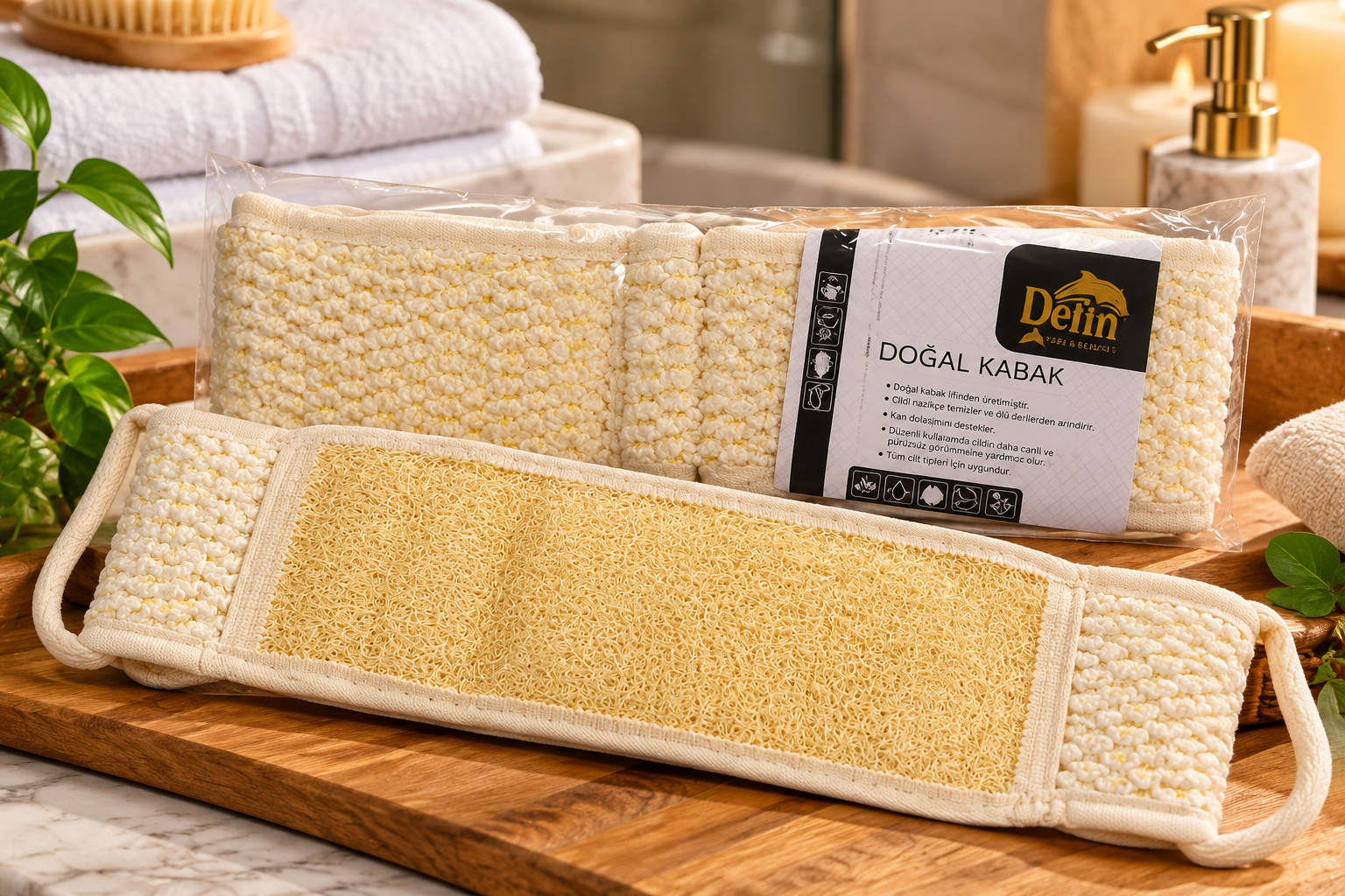Esfoliante Corporal de Bucha Natural Turca – Defin