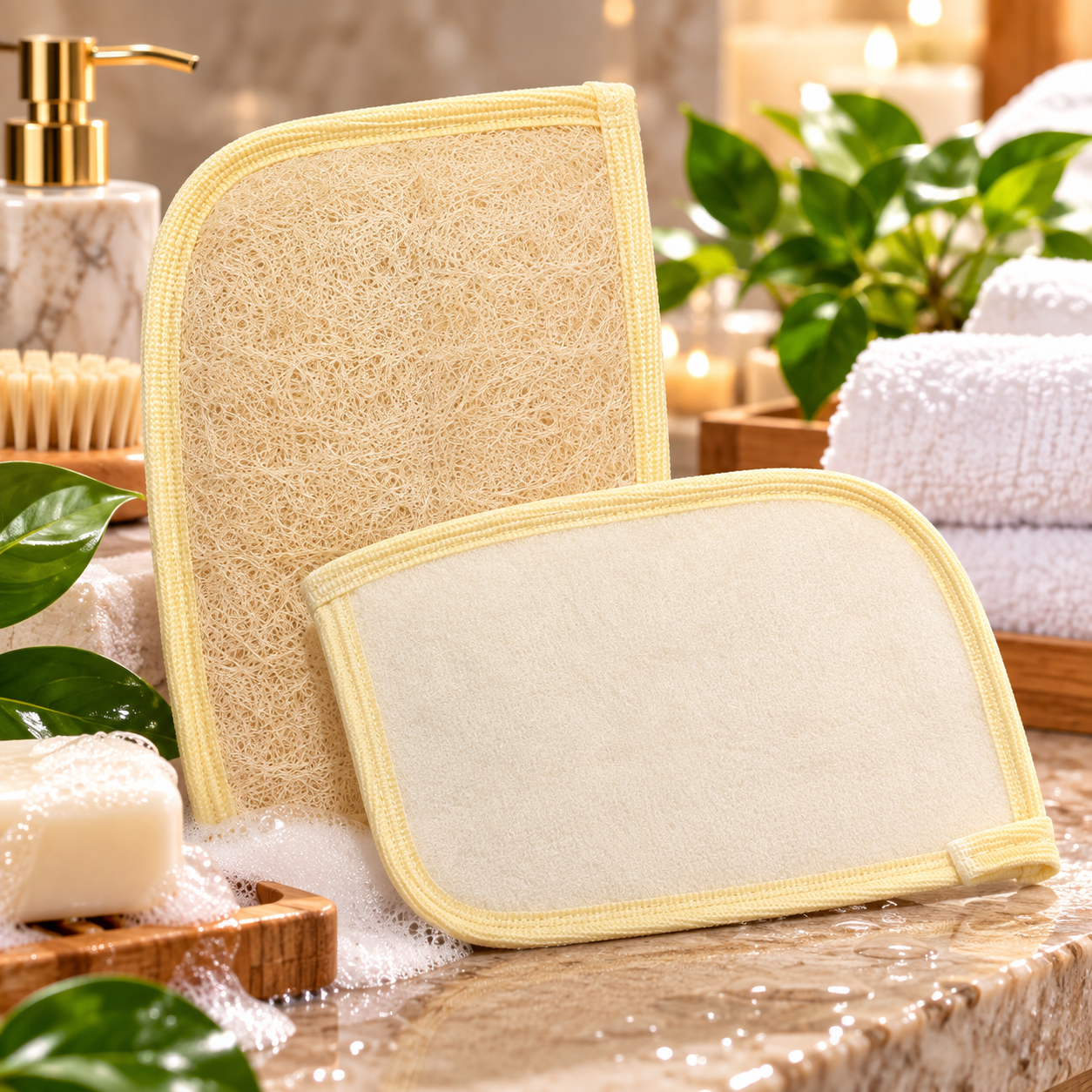 Bucha Vegetal Natural para Banho
